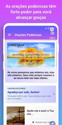 Orações e Preces Poderosas android App screenshot 5