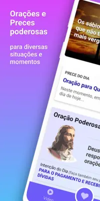 Orações e Preces Poderosas android App screenshot 7